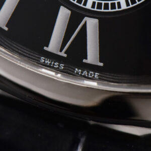 Drive De Cartier 40mm APSF Black Dial Black Leather Strap A23J - Image 9