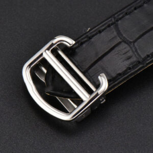 Drive De Cartier 40mm APSF White Dial Black Leather Strap A23J - Image 6