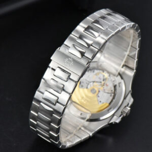 Nautilus 5711 3KF 40MM Diamond Bezel Green Dial SS Bracelet A324SC - Image 11