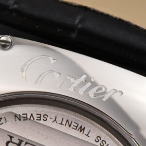 Drive De Cartier 40mm APSF Black Dial Black Leather Strap A23J - Image 29