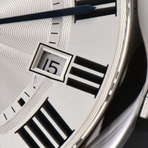 Drive De Cartier 40mm APSF White Dial Black Leather Strap A23J - Image 26