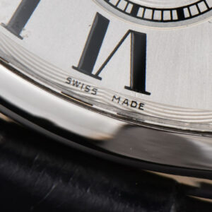 Drive De Cartier 40mm APSF White Dial Black Leather Strap A23J - Image 27