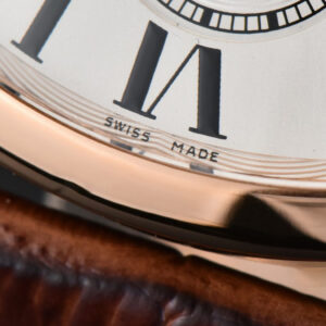 Drive De Cartier RG 40mm APSF White Dial Brown Leather Strap A23J - Image 9