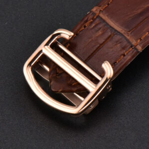 Drive De Cartier RG 40mm APS Gray Dial Brown Leather Strap A23J - Image 6