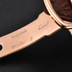 Drive De Cartier RG 40mm APSF White Dial Brown Leather Strap A23J - Image 21