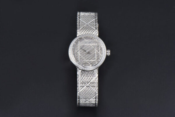 La D My Dior 25mm K11F Diamond Silver Dial Quartz