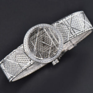 La D My Dior 25mm K11F Diamond Silver Dial Quartz - Image 3