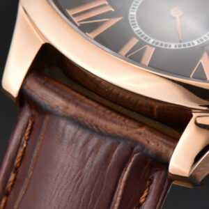 Drive De Cartier RG 40mm APS Gray Dial Brown Leather Strap A23J - Image 29