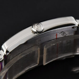 Long Island Ladies 26mm ZF Diamond MOP Dial Purple Leather Strap Swiss Ronda Quartz - Image 15