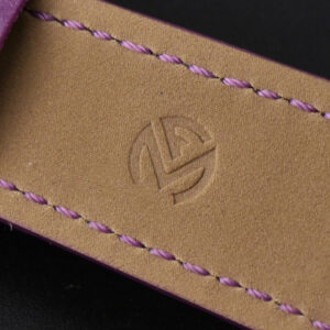 Long Island Ladies 26mm ZF Diamond MOP Dial Purple Leather Strap Swiss Ronda Quartz - Image 18