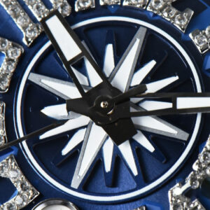 Vanguard V45 45mm ABF Diamond Blue Dial Blue Rubber Strap MIYOTA 9015 - Image 6
