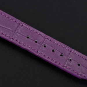 Long Island Ladies 26mm ZF Diamond MOP Dial Purple Leather Strap Swiss Ronda Quartz - Image 20