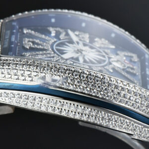 Vanguard V45 45mm ABF Diamond Blue Dial Blue Rubber Strap MIYOTA 9015 - Image 10