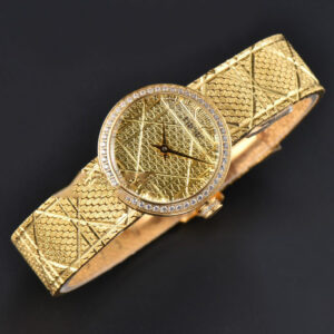 La D My Dior 25mm K11F Diamond Gold Dial Quartz - Image 3