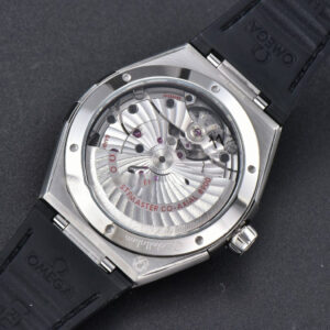 Constellation 41MM VSF Black Dial Black Black/Silver Bezel Gummy Strap A8900 - Image 7