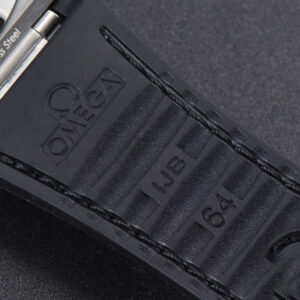 Constellation 41MM VSF Black Dial Black Black/Silver Bezel Gummy Strap A8900 - Image 8
