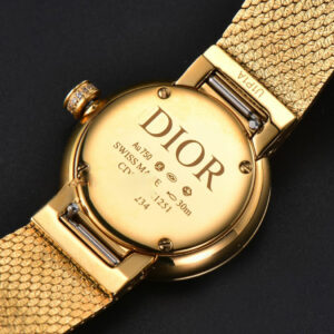 La D My Dior 25mm K11F Diamond Gold Dial Quartz - Image 17