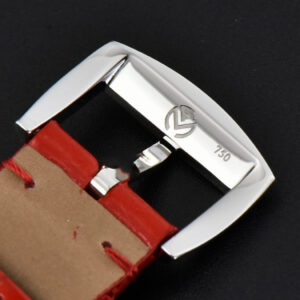Long Island Ladies 26mm ZF Diamond MOP Dial Red Leather Strap Swiss Ronda Quartz - Image 19
