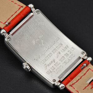 Long Island Ladies 26mm ZF Diamond MOP Dial Red Leather Strap Swiss Ronda Quartz - Image 23