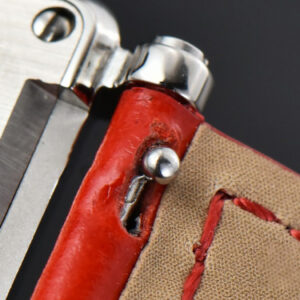 Long Island Ladies 26mm ZF Diamond MOP Dial Red Leather Strap Swiss Ronda Quartz - Image 24