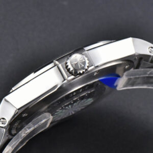 Overseas 47040 42mm PPF Black Dial SS Bracelet A1226 - Image 13