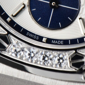 Offshore Ladies 37mm 26231ST RXWF Diamond White Dial Blue Subdial White Rubber Strap Quartz - Image 13