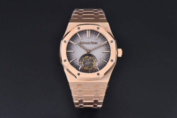 Royal Oak Tourbillon 41mm R8F RG Gray Dial RG Bracelet Flying Tourb V2