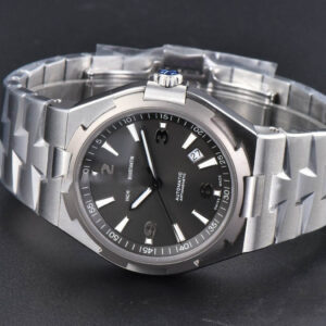 Overseas 47040 42mm PPF Gray Dial SS Bracelet A1226 - Image 11