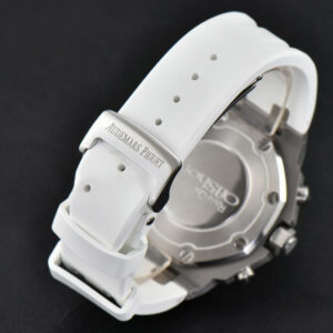 Offshore Ladies 37mm 26231ST RXWF Diamond White Dial Blue Subdial White Rubber Strap Quartz - Image 19