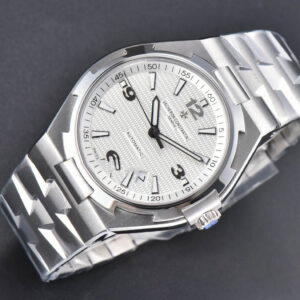 Overseas 47040 42mm PPF White Dial SS Bracelet A1226 - Image 5