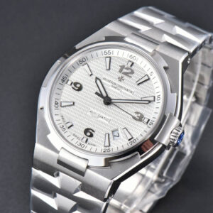 Overseas 47040 42mm PPF White Dial SS Bracelet A1226 - Image 6