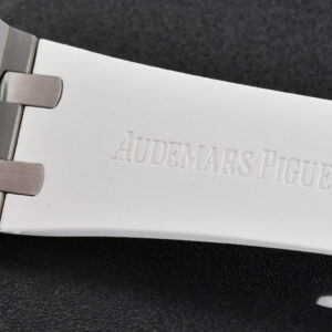 Offshore Ladies 37mm 26231ST RXWF Diamond White Dial Blue Subdial White Rubber Strap Quartz - Image 23