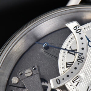 Tradition 7097BB SS ZF 40MM Gray Dial White Subdial Black Leather Strap A505 - Image 3