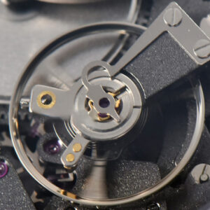 Tradition 7097BB SS ZF 40MM Gray Dial White Subdial Black Leather Strap A505 - Image 5