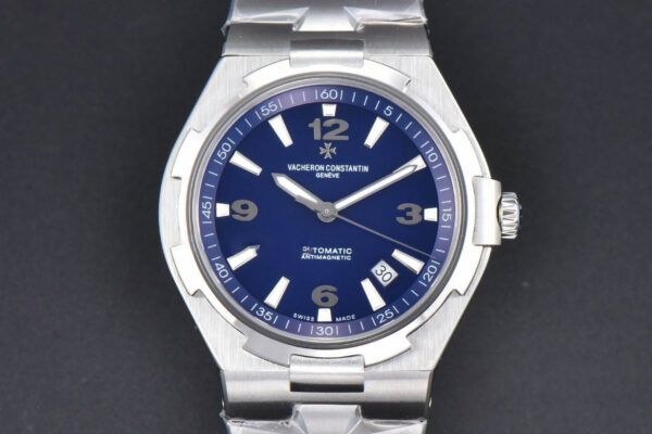 Overseas 47040 42mm PPF Blue Dial SS Bracelet A1226