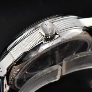 Tradition 7097BB SS ZF 40MM Gray Dial White Subdial Black Leather Strap A505 - Image 10