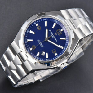 Overseas 47040 42mm PPF Blue Dial SS Bracelet A1226 - Image 4