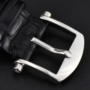 Tradition 7097BB SS ZF 40MM Gray Dial White Subdial Black Leather Strap A505 - Image 11