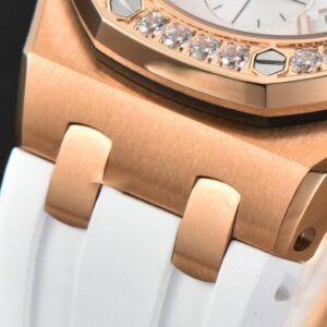 Offshore Ladies 37mm 26231ST RG RXWF Diamond White Dial White Subdial White Rubber Strap Quartz - Image 13