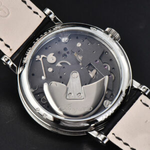 Tradition 7097BB SS ZF 40MM Gray Dial White Subdial Black Leather Strap A505 - Image 15
