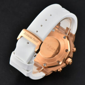 Offshore Ladies 37mm 26231ST RG RXWF Diamond White Dial White Subdial White Rubber Strap Quartz - Image 18