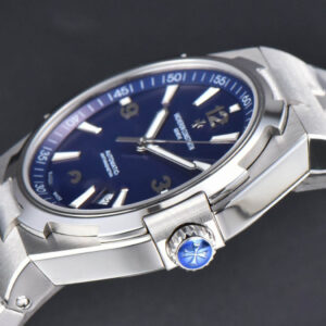 Overseas 47040 42mm PPF Blue Dial SS Bracelet A1226 - Image 12