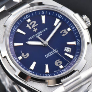 Overseas 47040 42mm PPF Blue Dial SS Bracelet A1226 - Image 13