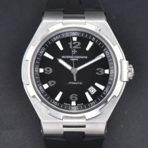 Overseas 47040 42mm PPF Black Dial Black Rubber Strap A1226