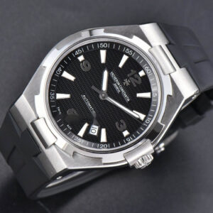 Overseas 47040 42mm PPF Black Dial Black Rubber Strap A1226 - Image 2