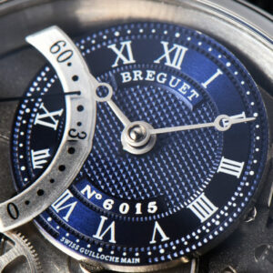 Tradition 7097BB SS ZF 40MM Gray Dial Blue Subdial Blue Leather Strap A505 - Image 11
