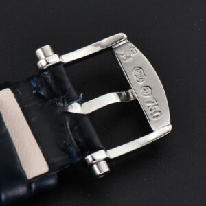 Tradition 7097BB SS ZF 40MM Gray Dial Blue Subdial Blue Leather Strap A505 - Image 20
