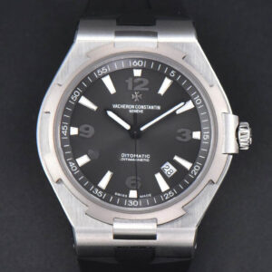 Overseas 47040 42mm PPF Gray Dial Black Rubber Strap A1226