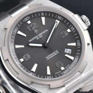 Overseas 47040 42mm PPF Gray Dial Black Rubber Strap A1226 - Image 15