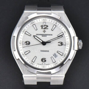 Overseas 47040 42mm PPF White Dial Black Rubber Strap A1226